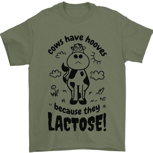 Cows Have Hooves Because They Lack Toes Mens T-Shirt 100% Cotton - Picture 2 of 96