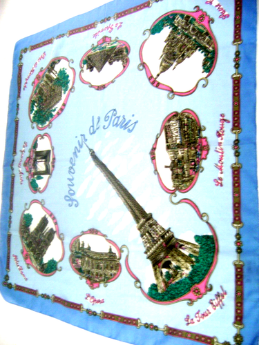 MANTÓN MUJER "LOUVENIS de PARIS" Azul - Imagen 3 de 4