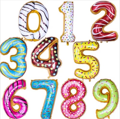 30" Giant Foil Number Self Inflating Balloons Birthday Wedding Baloon Age Party - Picture 33 of 36