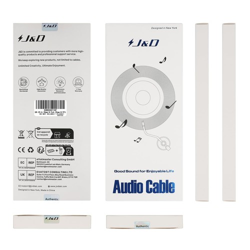 Cavo di inserimento sdoppiatore a Y stereo TRS 1/4 pollice, placcato oro 6,35 mm 1/4 pollice TRS - Foto 7 di 7