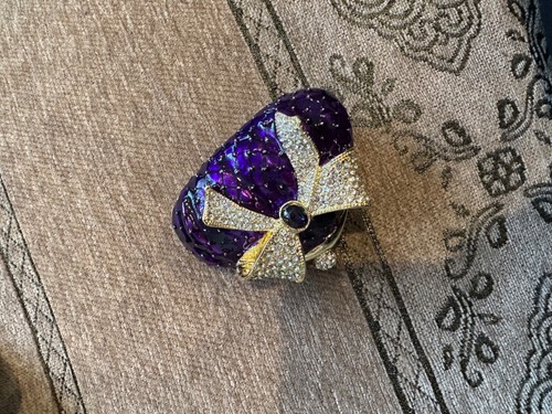 Bolso de mano pequeño, billetera con piedras - Imagen 10 de 11