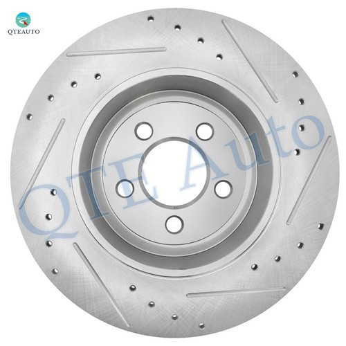 6 Rear Drill Slot Disc Brake Rotors-Ceramic Brake Pad To 2006-2008 Dodge Magnum - Picture 4 of 7