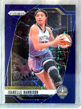 Isabelle Harrison 2024 Panini Prizm WNBA Blue Velocity Prizm Card-#6 Chicago Sky