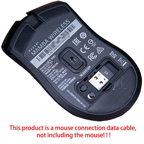 Câble de charge de ligne de données filaire micro USB pour souris sans fil Razer Mamba - Photo 6/6