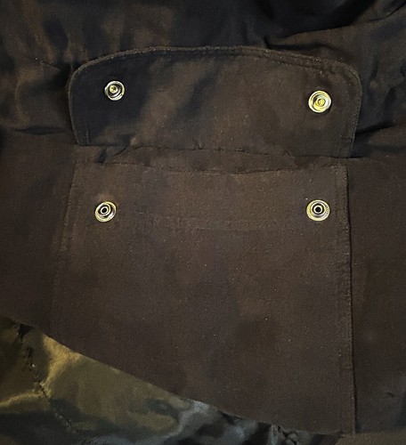 Crazy Horse (Clairborne) schwarzer superweicher Herrenmantel mit Futter Größe X-Large - Bild 5 von 9