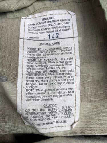 Camo Pants Men 44x33 Brown Woodland Loose Military - Picture 10 of 10