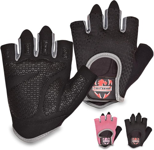FIGHTSENSE Guanti da Allenamento, Impugnatura Antiscivolo, Guanti da Palestra Traspiranti per Uomo/Donna - Foto 22 di 30