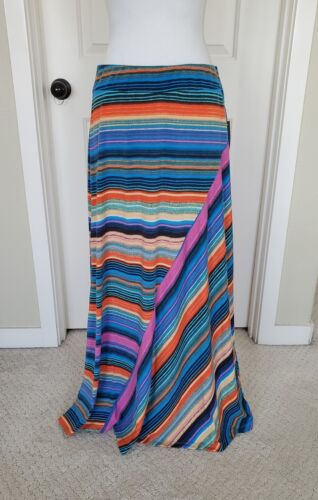Women's Multi Colored Maxi Skirt