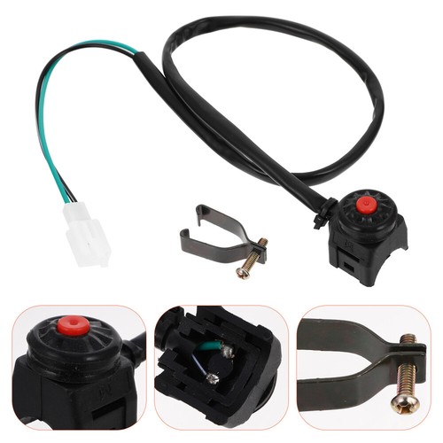 Ignition Start Switch Universal Motorcycle Kill Stop Horn Starter Button - Picture 7 of 12