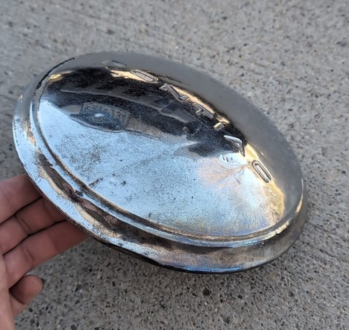 1941 Pontiac Catalina Chieftain Streamliner dog dish hubcap - Picture 7 of 14
