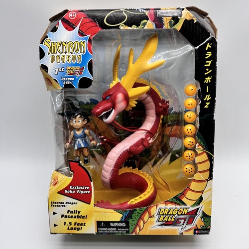 Dragon Ball Z Shenron Dragon And Goku Figure Jakks Pacific Funimation 2004 New - Picture 2 of 18