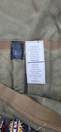 Drawer, Midweight, Flame Resistant Moisture Wicking, Army XLARGE Regular - Picture 6 of 6