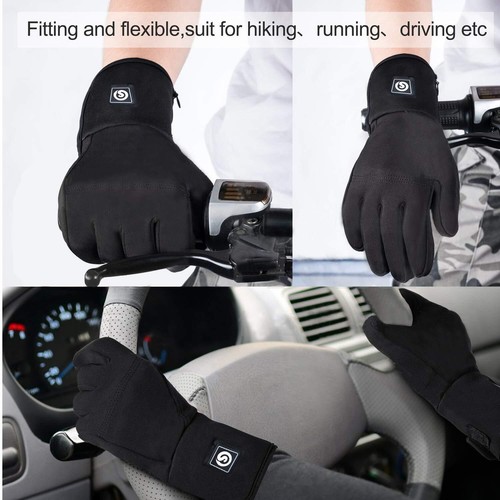 Heated Glove Liners for Men Women,Rechargeable Electric Battery Heating Riding - Imagen 5 de 7