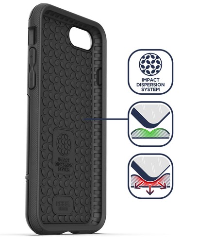 iPhone SE Gürtelclip Holster Case Schutzhülle Full Body Cover mit Halter (Schwarz) - Bild 8 von 9