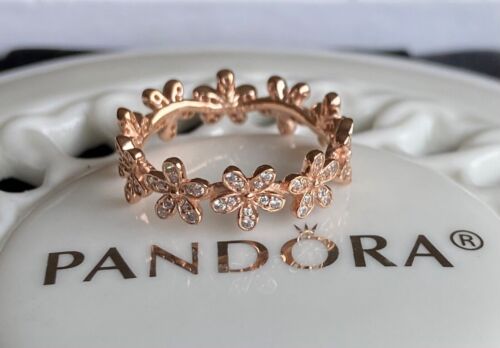 Original Pandora Ring Rose Gänseblümchen Blume #180934CZ - Bild 3 von 10