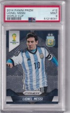 Panini Prizm Soccer Rookie World Cup 2014 No. 12 Lionel Messi PSA 9 MINT