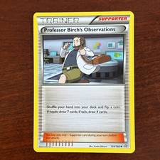Professor Birchs Observations 134/160 Uncommon Primal Clash Pokemon Card