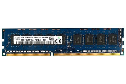 HMT41GU7AFR8A-PB HYNIX DDR3 8GB 2RX8 PC3L-12800 1600MHZ UDIMM - Photo 2/7
