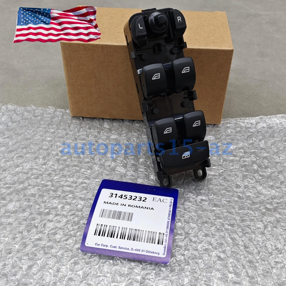 New Power Window Switch Front Driver Side 31453232 For Volvo S80 XC70 2007-2016 Foto 2 de 4