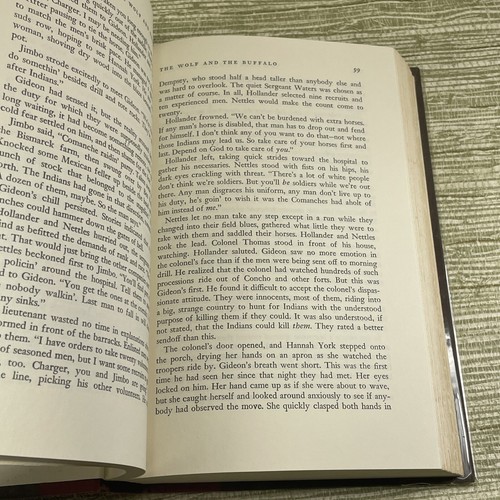 1980 Elmer Kelton Der Wolf und der Büffel signiert 1. Auflage Hardcover Buch - Bild 8 von 24