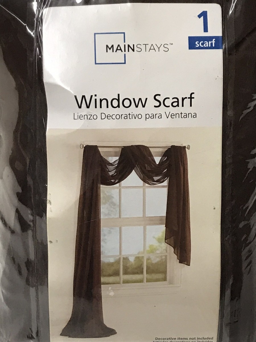 Mainstays on sale window scarf