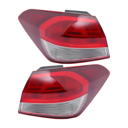 For 2017-18 Kia Forte Pair Halogen Tail Lights Rear Brake Lamps Outer Left+Right - Foto 8 di 18