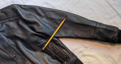 Christian Dior Jacket Girl size 8A Lambskin Leather Black Wool Hood Cupro Lining - Picture 17 of 24