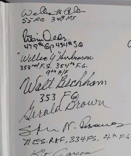 Mighty Eighth War Manual -Hardcover By Freeman Roger Anthony-Signed by 13 Pilots - Picture 4 of 18