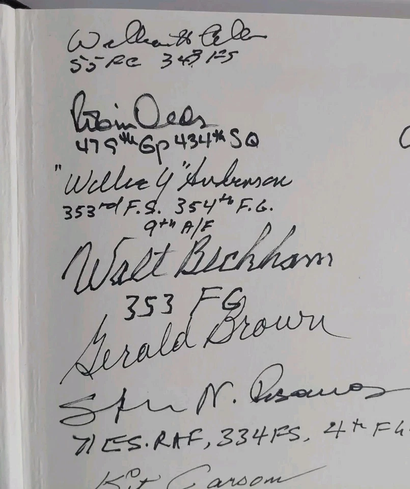 Mighty Eighth War Manual -Hardcover By Freeman Roger Anthony-Signed by 13 Pilots - Image 4 of 4