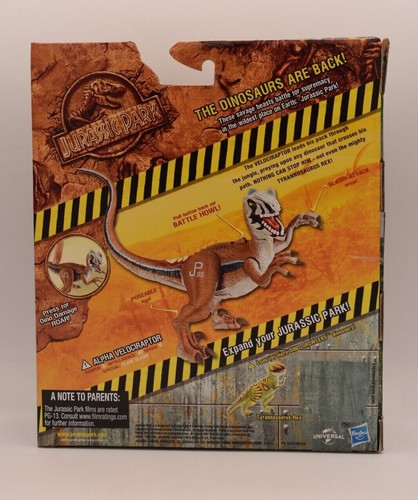 JURASSIC PARK | DINO GROWLERS: VELOCIRAPTOR | HASBRO 2012 | BRANDNEU | SELTEN - Bild 2 von 5