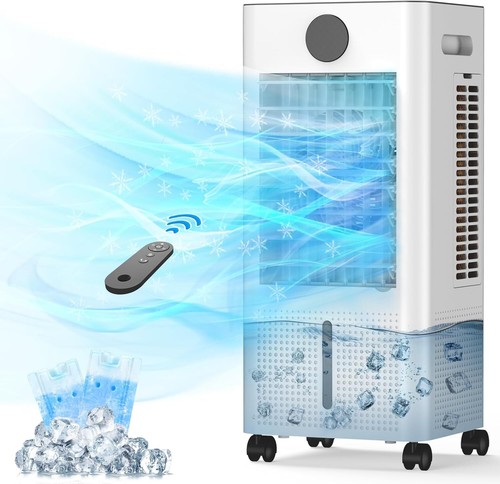 Windowless Portable Air Conditioner, 12H Timer & 2-Gal Tank, - Picture 1 of 9