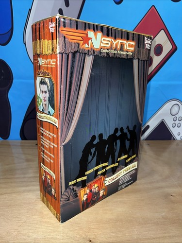 NSYNC JC Chasez & Justin Timberlake Collectible Marionette Dolls, NIB - Picture 3 of 12
