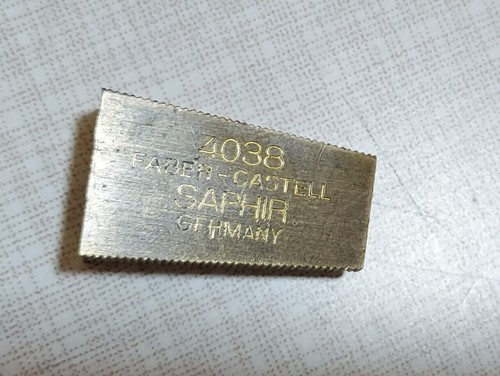 ✏️RAR Vintage Messing Faber Castell 4038 Saphir Bleistiftspitzer - Bild 5 von 6