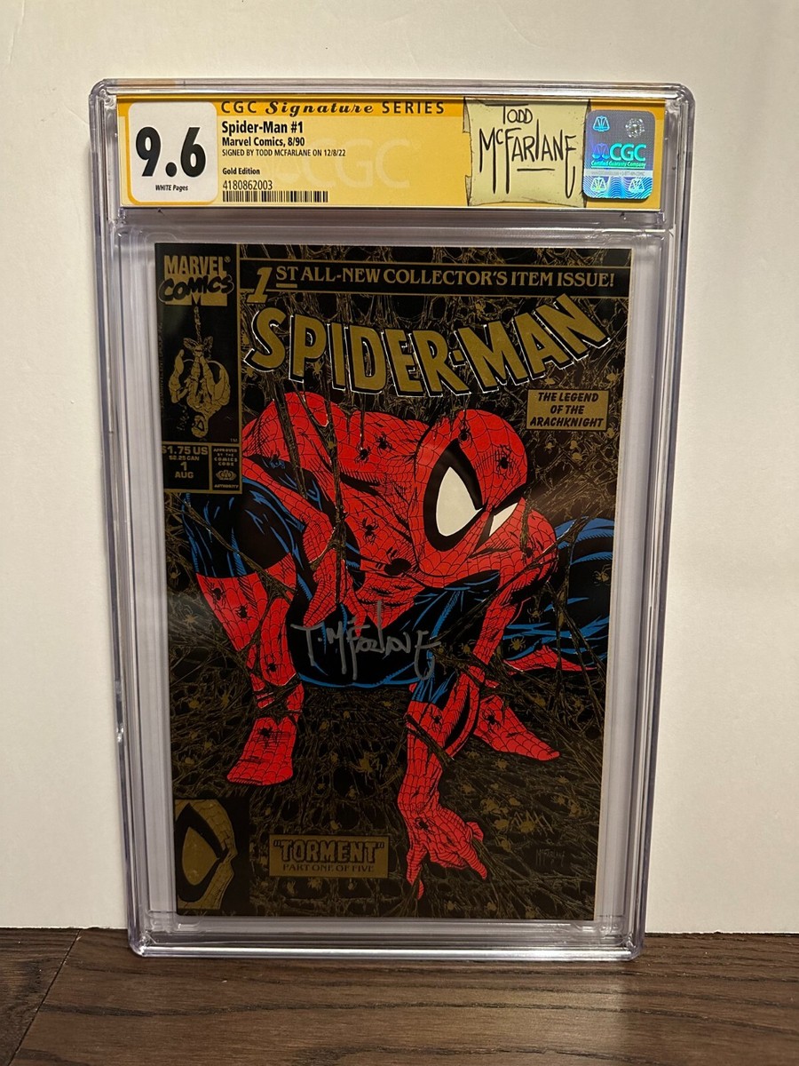 アメコミリーフ Spider-Man #1 (1990) CGC 9.8 Spider-Man #1 CGC 9.8 Gold! Silver! Green! 1990 Todd