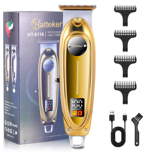 Hatteker Cordless Hair Clipper Hair Trimmer Barber for Men Pro Bladehead Clipper - Picture 12 of 14