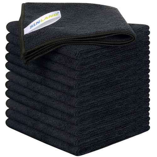 Microfiber Glass Cleaning Cloths Home Kitchen Rags Washcloth Towel Fast Drying