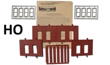 HO Scale - One Story, 4 Walls & 8 Windows - :"Modular System" DPM-30130