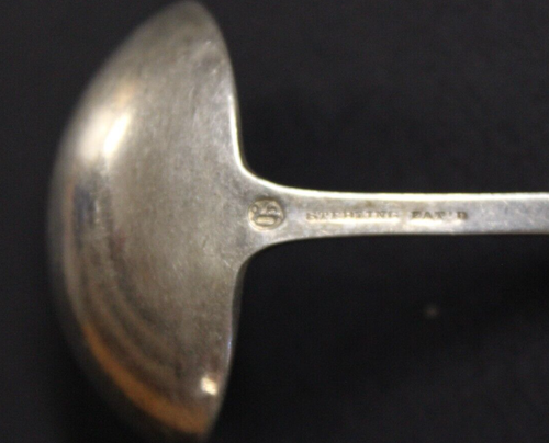 Durgin Fairfax Solid Piece Cream Ladle 5 1/8" Mono "S" 1910 30.5g - Picture 11 of 12