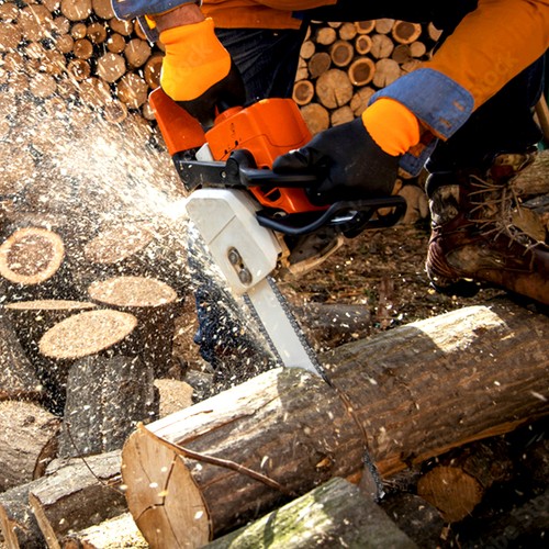 5PCS 18'' inch Chainsaw Chain Blade .325" .050 68 DL Full Chisel .050 -325-68DL - Picture 2 of 7