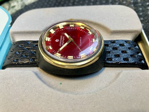 JUNGHANS Olympic NOS, Box, Papiere, 1971, 1972, 66/0250, Uhr, Schramberg, NEU - Bild 3 von 9