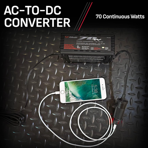AC to DC Power Converter, PC-6, 70 Continuous Watts, 140 Peak Watts, 12 Volt ... - Picture 12 of 12