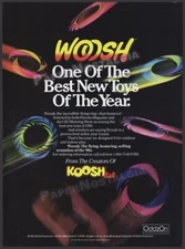 WOOSH Toy - Original 1992 Trade AD / ADVERTISEMENT_ OddzOn Koosh Ball Line promo