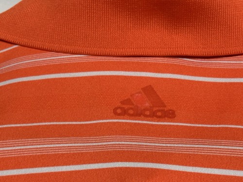 Miami Hurricanes Polo Shirt Mens 2XL Orange Striped Embroidered Short Sleeve - Picture 3 of 8