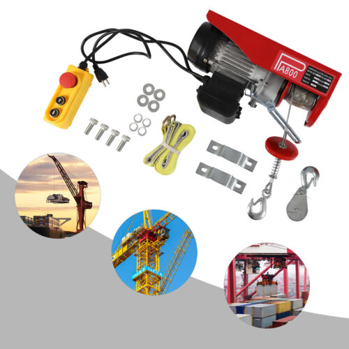 Electric Hoist 110V Garage Electric Winch 1763lbs with Remote Control - Picture 16 of 19