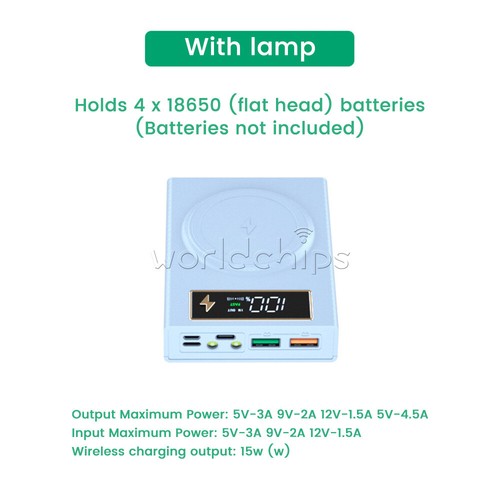 4x18650 DIY Power Bank Case Portable Digital 18650 Battery Charger Storage Box - 第 30/30 張圖片