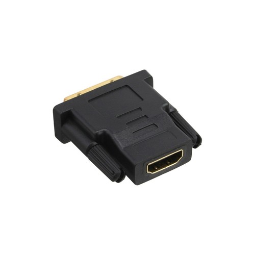 HDMI auf DVI Adapter HDMI A Buchse zu DVI Stecker 24+1 Kontakte vergoldet PC 4K - Bild 2 von 2