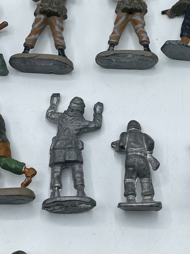 Vintage Barclay Manoil Metal Lead Army Toy Soldier Figure Lot Taliban & American - Picture 20 of 24