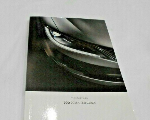2015 THE CHRYSLER 200 OWNERS MANUAL 7 PC w/DVD-ROM SET & BLACK FACTORY CASE - Picture 8 of 10