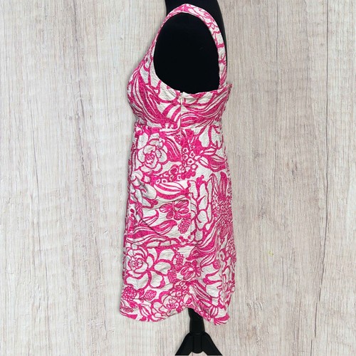Vanessa Virginia Anthropologie Floral Mini Dress Fit and Flare Sleeveless Pocket - Bild 3 von 12