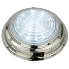 5.5" 12V Stainless Steel LED Dome Light Boat Marine RV Cabin Ceiling Lamp 